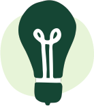 icon of a light bulb