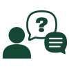 Icon to getting support