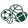 Icon of various sport balls